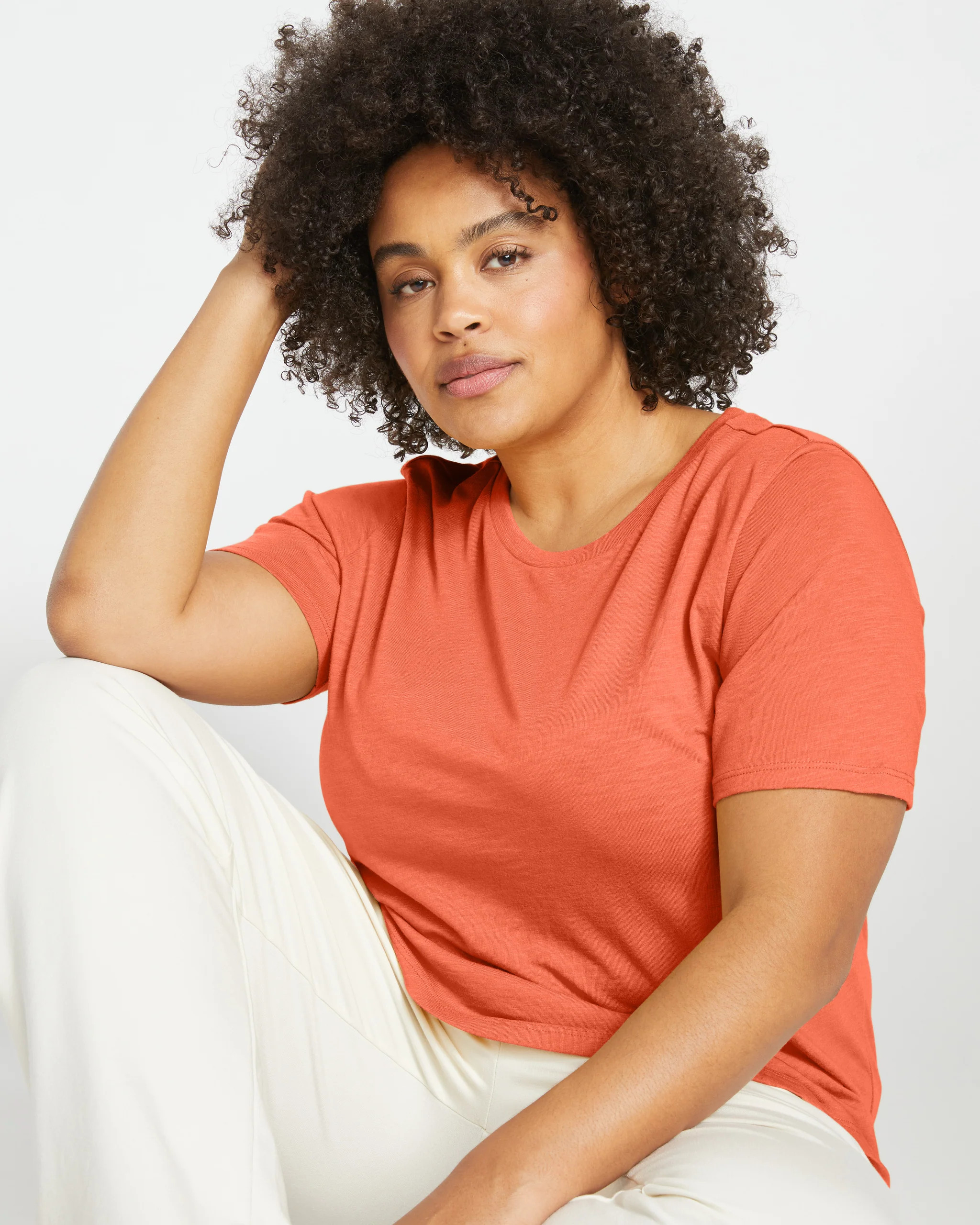 Light-As-Air Tee Rex
   Aperol | Universal Standard