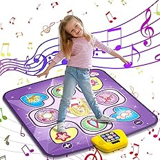 beefunni Dance Mat Toys for 3-10 Year Old Girls, 5 Game Modes Including 3 Challenge Levels, Adjus... | Amazon (US)