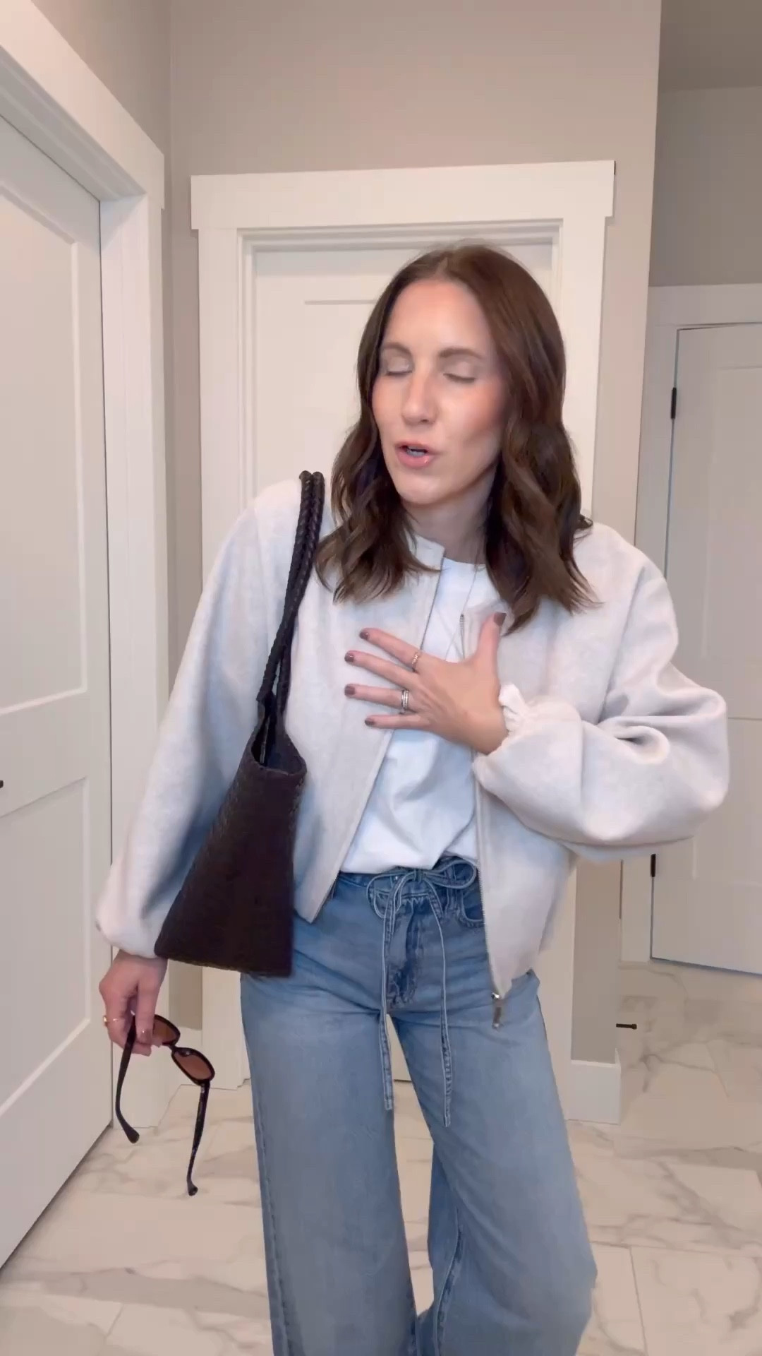 The comfiest jeans I’ve worn in awhile AND they are currently 25% off!

Wearing a xs/s tee, small jacket and size 25 denim 

Casual outfit, spring style, bubble hem, casual style, Madewell denim, outfit inspo 

#LTKootd #LTKSaleAlert

#LTKdayinmylife #LTKSeasonal #LTKootd