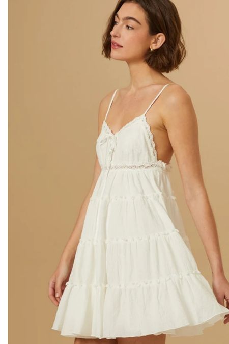 White dress
Summer outfit 

#LTKSeasonal