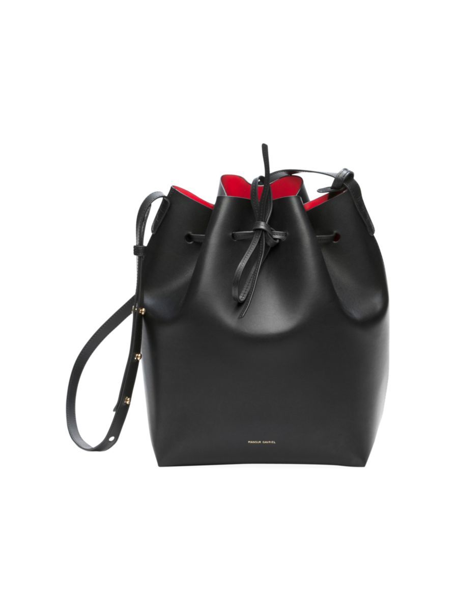 Mansur Gavriel Leather Bucket Bag | Saks Fifth Avenue