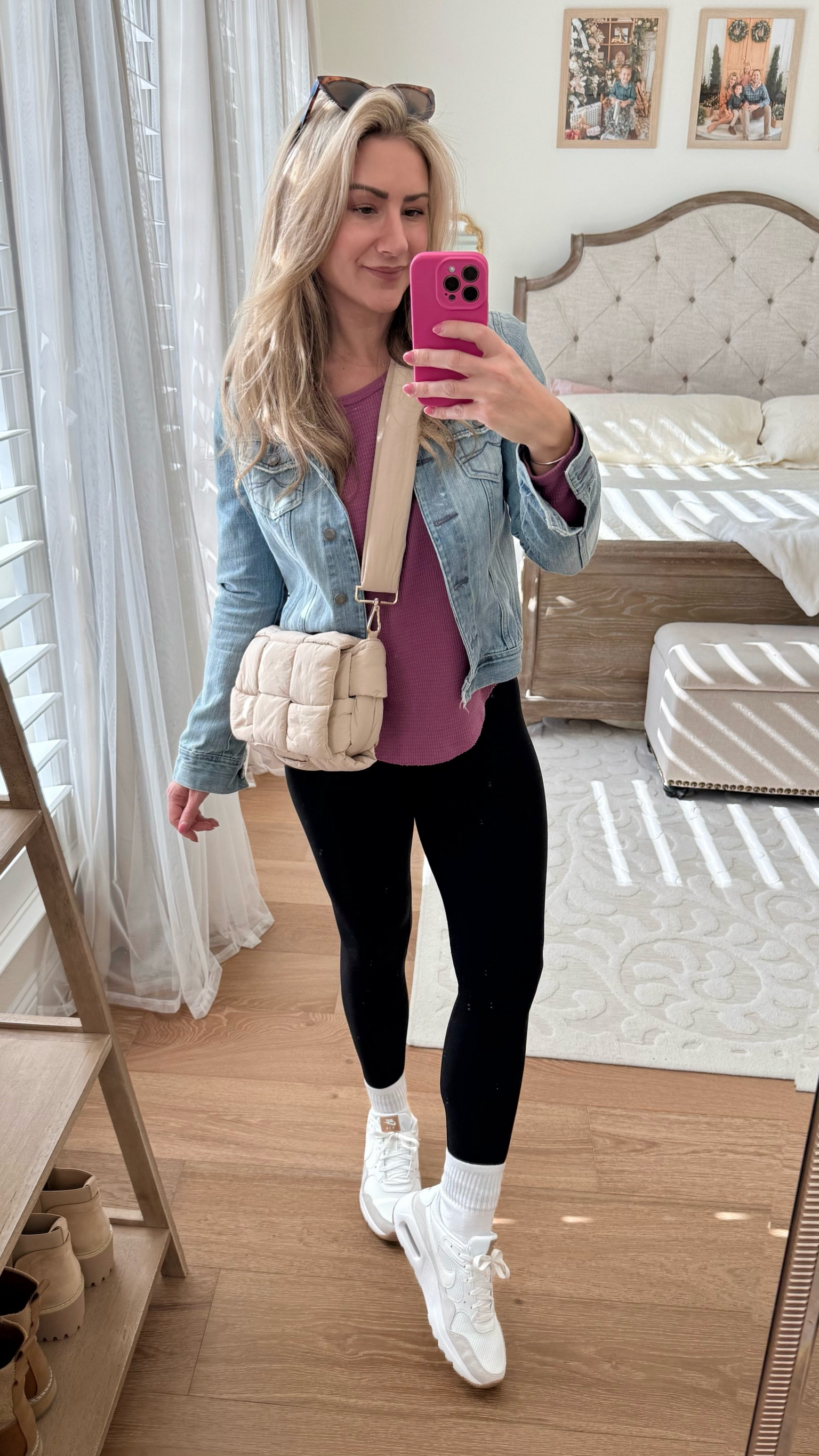 Comfy casual everyday outfit idea - waffle knit, leggings, denim jacket and sneaks!

#momoutfit #casualoutfit #spanxleggings #amazonoutfit #leggingsoutfit #denimjacket #amazonstyle #springstyle #springtransition #whitesneakers #springoutfit 


#LTKStyleTip #LTKFindsUnder50 #LTKSeasonal