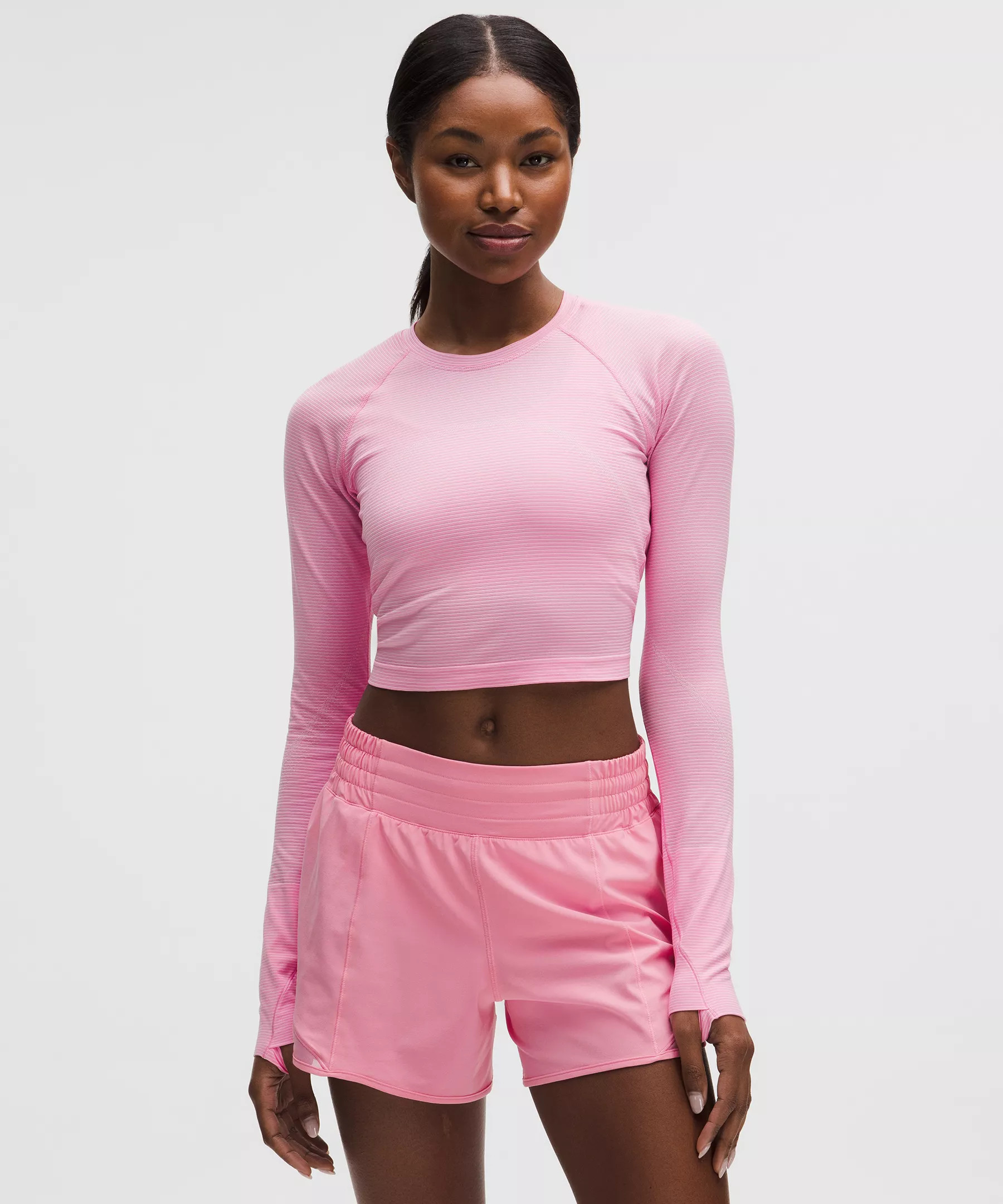 Swiftly Tech Cropped Long-Sleeve Shirt 2.0 | Lululemon (US)