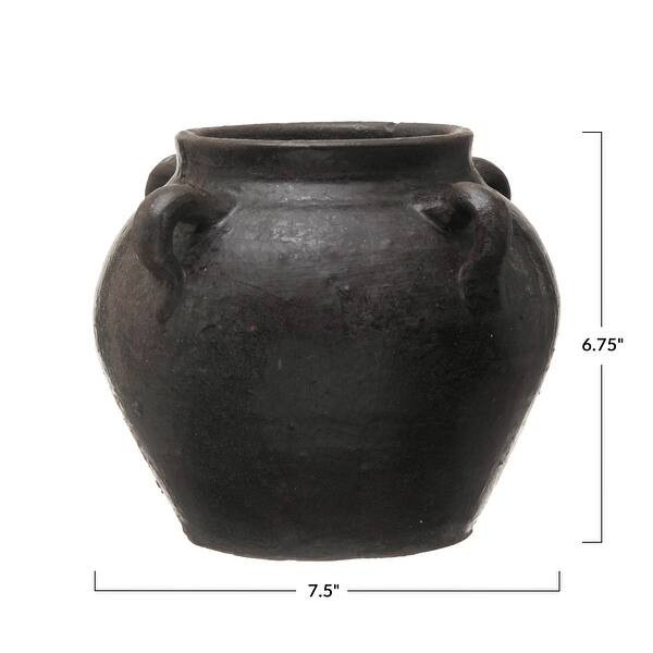 Found Decorative Clay Jar - 7.5"L x 7.5"W x 6.8"H | Bed Bath & Beyond