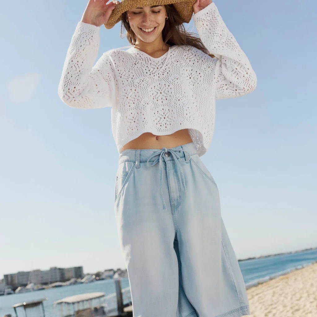 Beckham Crochet Sweater | Splendid
