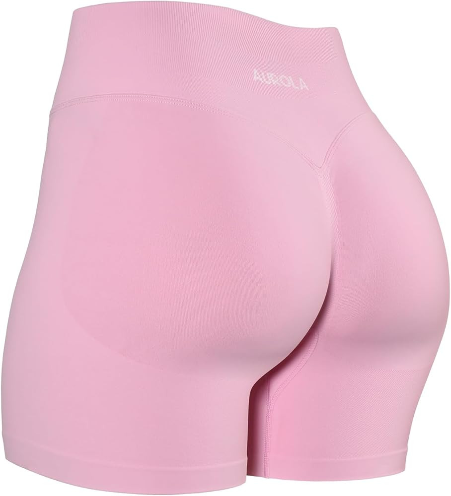 AUROLA Influence Workout Shorts for Women,2.5 3.5 4.5 5.5 6.5 No Roll Up Squat Proof Scrunch Seam... | Amazon (US)