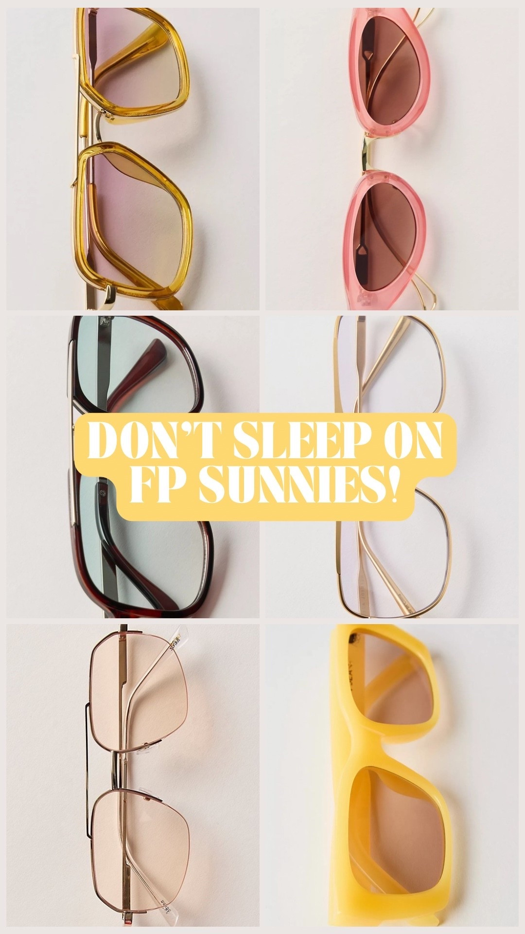 most are $30 & under, but the quality says $$$$. My favorite place for high quality sunglasses, that are trending styles but don’t break the bank! 😎

#freepeople #fpxme #summerstyle

#LTKSwim