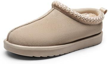 DREAM PAIRS Women's Fuzzy Cozy Slippers Genuine Suede Indoor Outdoor Fluffy Home Comfy Winter Sli... | Amazon (US)