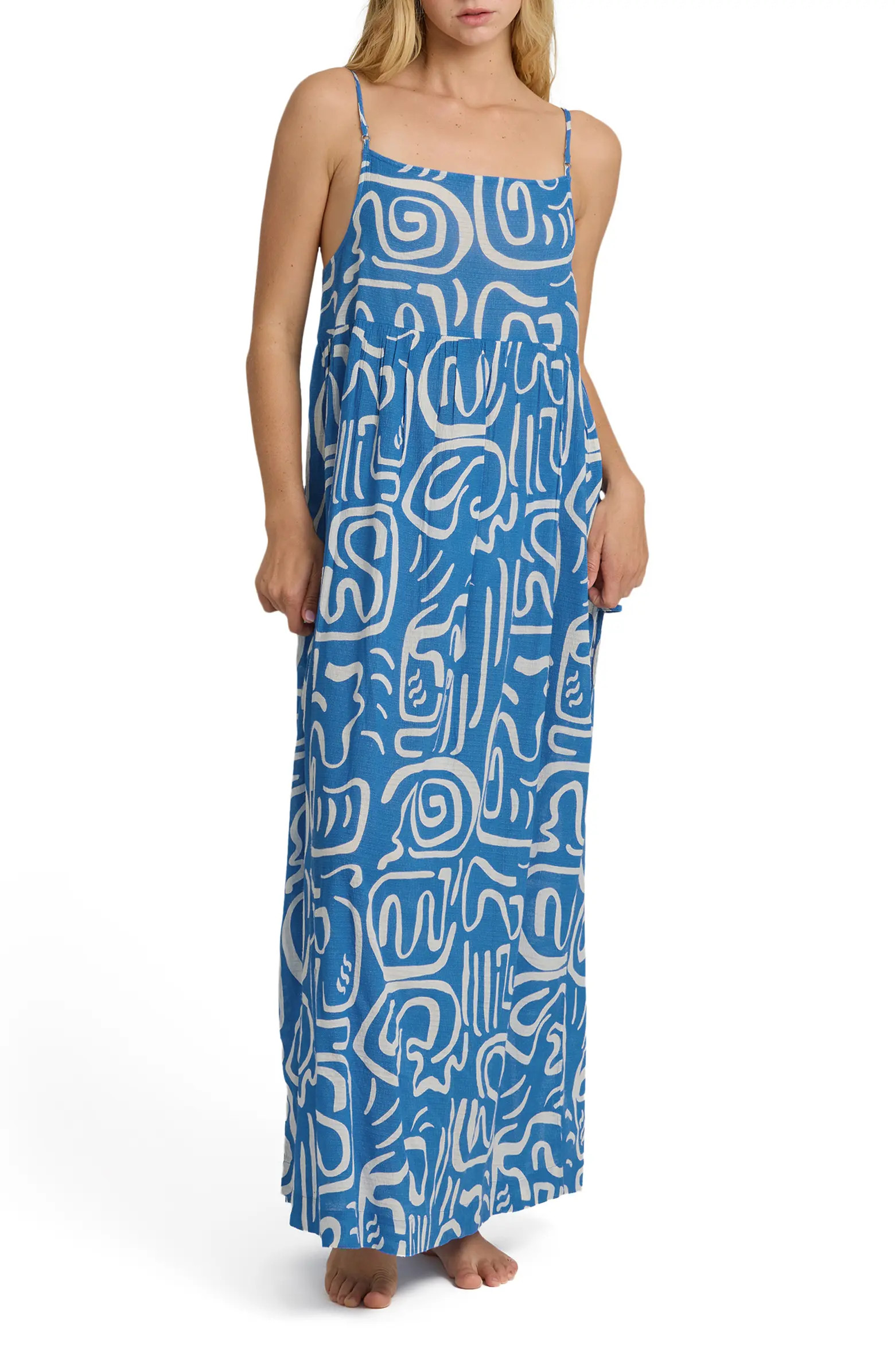 Billabong Juno Cover-Up Maxi Sundress | Nordstrom | Nordstrom