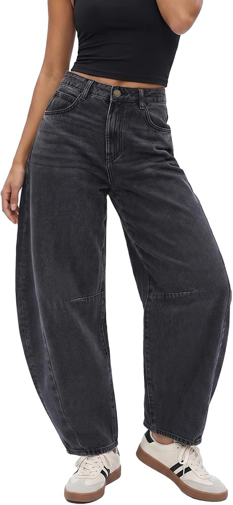 BlueMoment Barrel Jeans for Women High Waisted Pants | Amazon (US)