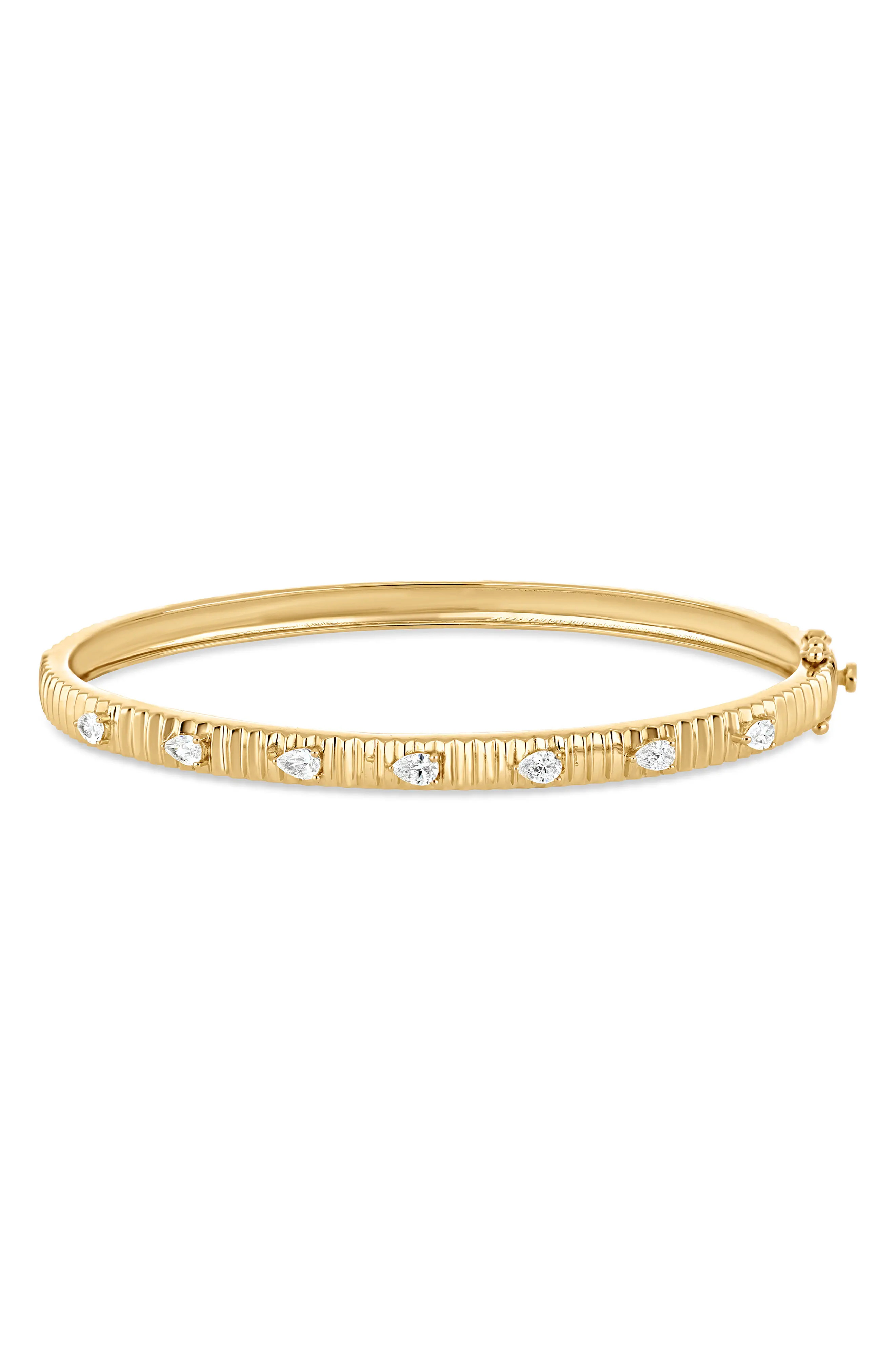 18K Gold Cleo Diamond Bangle Bracelet (Online Trunk Show) | Nordstrom