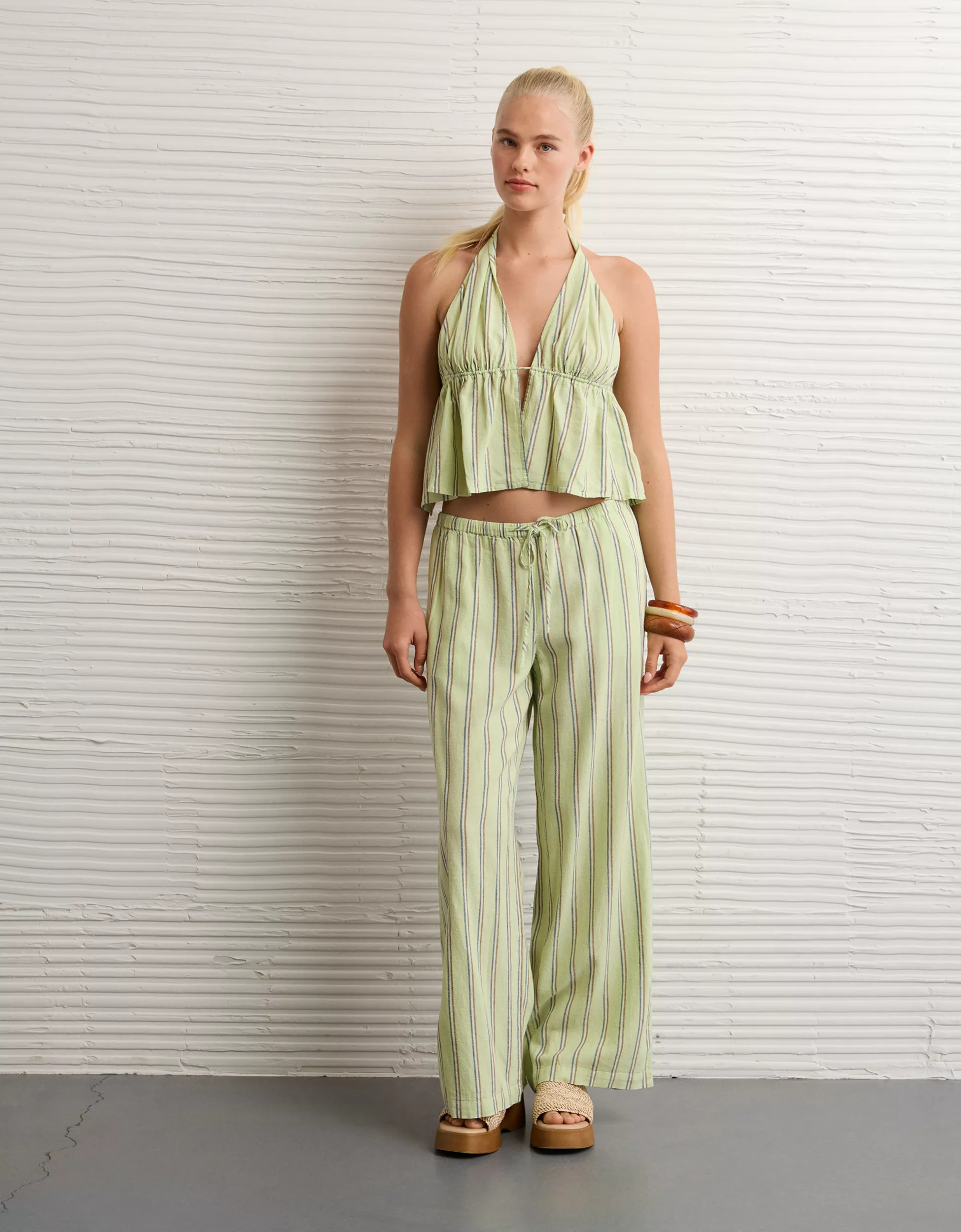 AE High-Waisted Linen Pant | American Eagle Outfitters (US & CA)