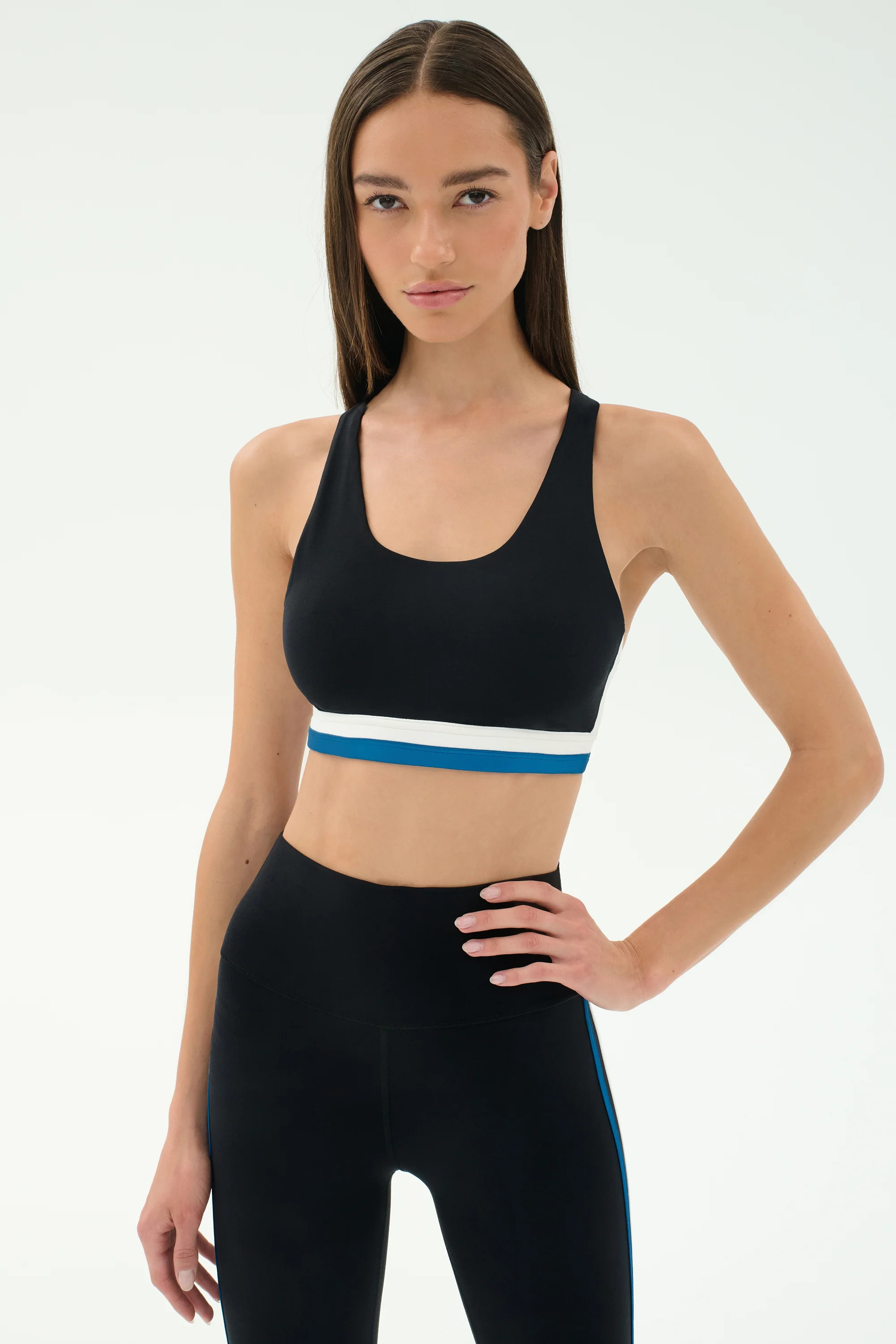 Maci Airweight Bra - Black/Stone Blue | Splits59.com