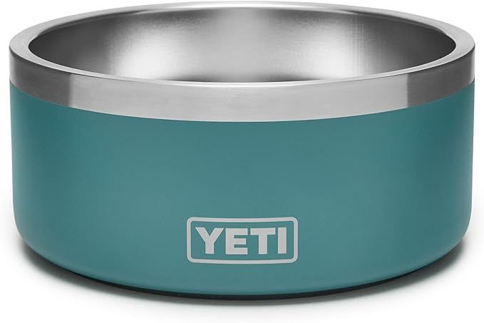 YETI Boomer 4, Stainless Steel, Non-Slip Dog Bowl, Holds 32 Ounces, River Green | Amazon (US)