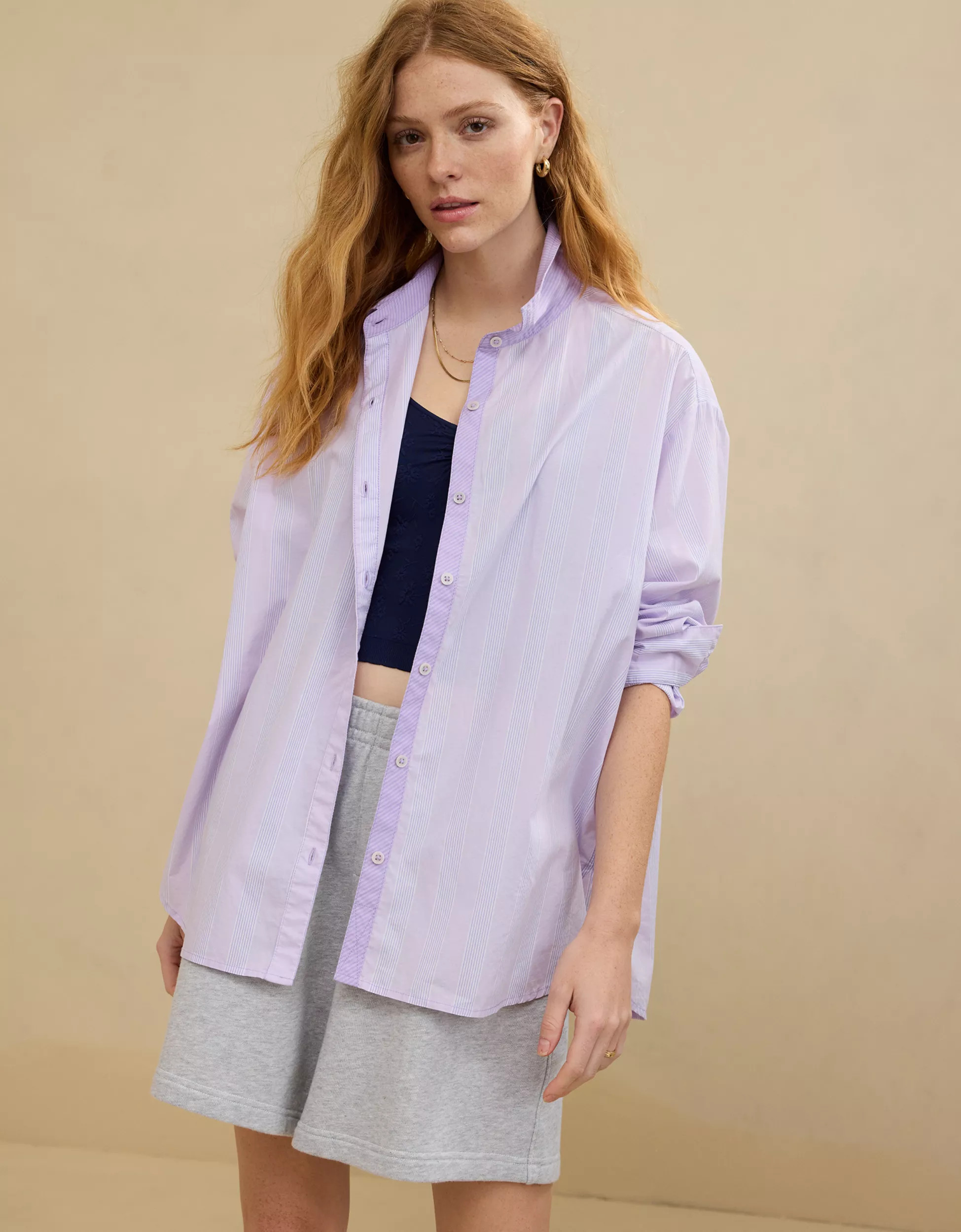 Aerie Good Day Button Down Shirt | Aerie