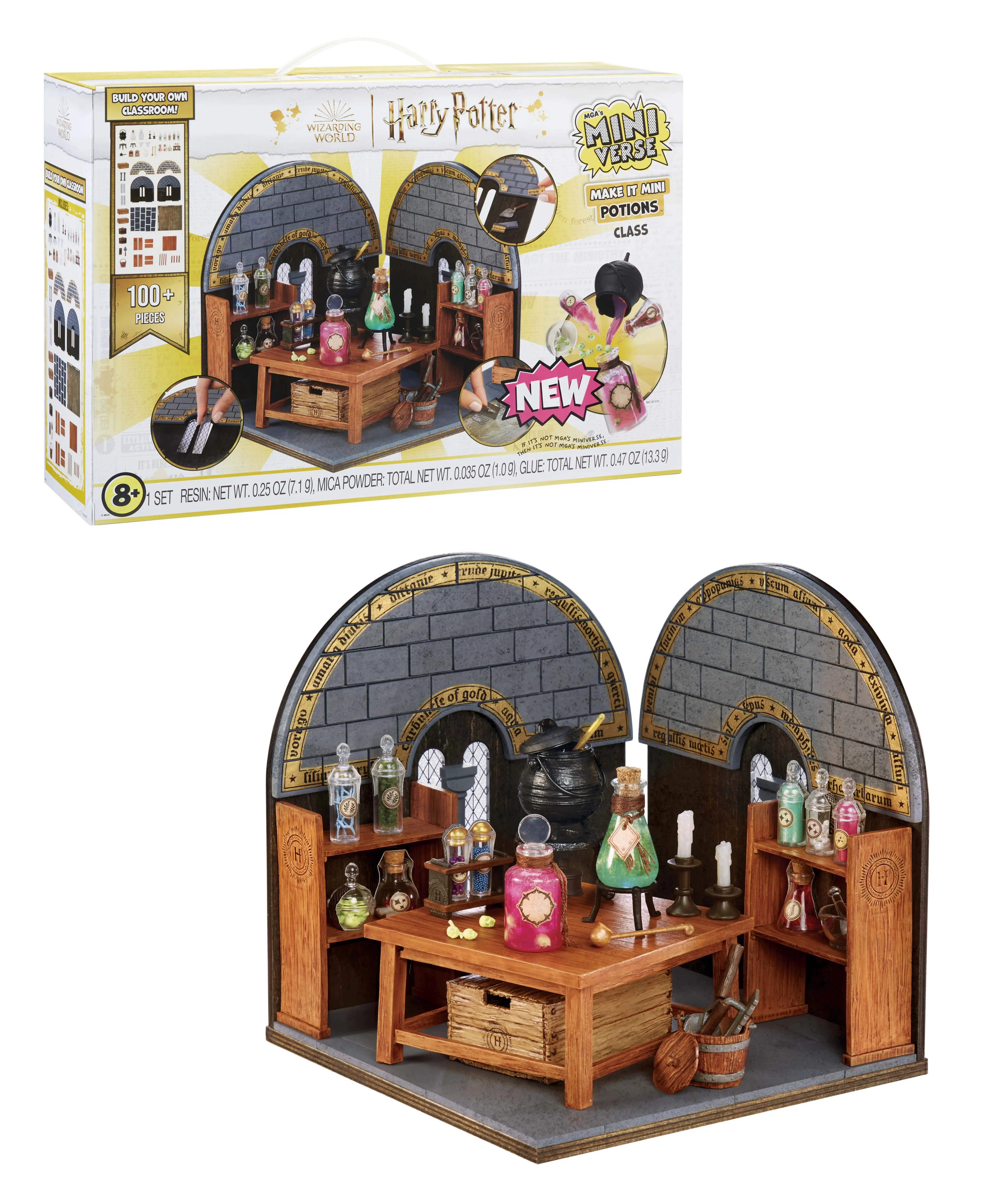 MGA's Miniverse Make It Mini Potions Class, Harry Potter Mini Collectibles, Building Set, 100+ Pi... | Walmart (US)