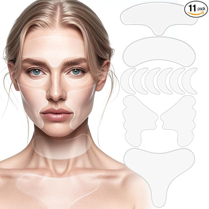 Neck Wrinkle Patches, Anti Wrinkle Silicone Patches，Reusable Chest Firming and Tightening Facia... | Amazon (US)