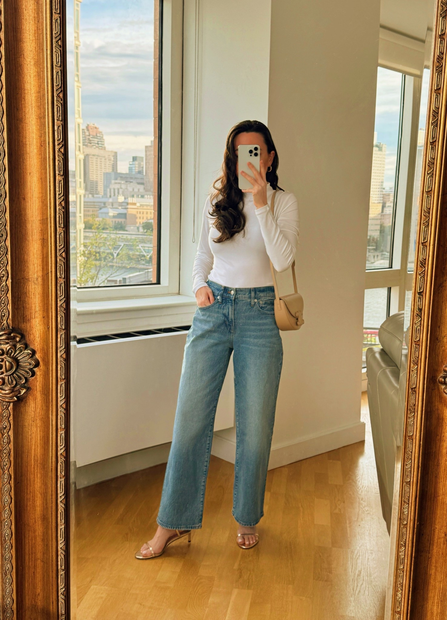 Top M
Jeans 25 P
Celine bag

#LTKSeasonal