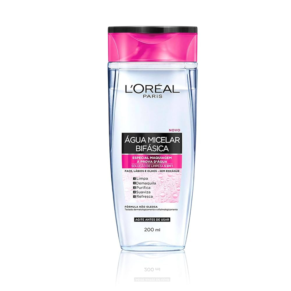 L’Oréal Água Micelar Bifásica 200Ml | Amazon (BR)