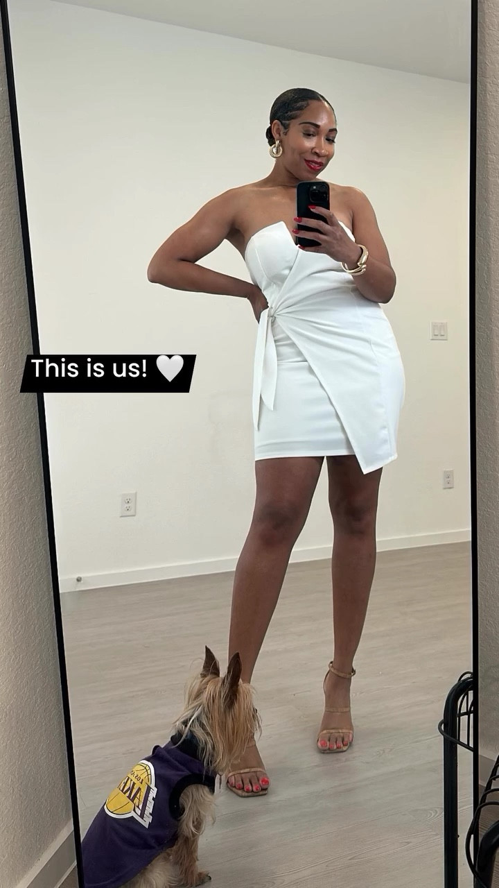 This is us! 🐾🤎

#whatiwore #allwhite #minidress #dogmom #furbaby #cocktaildress #cocktail #party #partydress #ootd #lotd #trending

#LTKootd #LTKBeauty