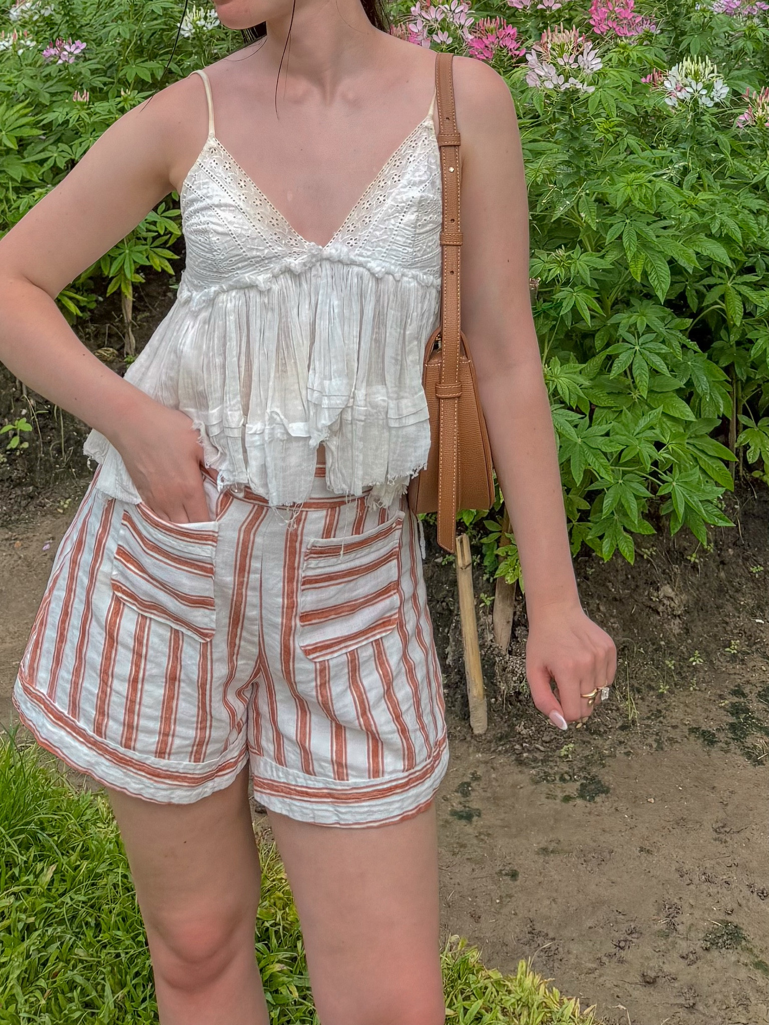 summer outfits, summer outfits 2025, summer fashion, july outfit, casual summer outfits, spring outfit ideas, cute summer outfits, cute casual outfit, date night outfit, date night outfits, vacation outfit, resort outfit, spring outfit, resort wear, thailand outfits, thailand, phuket outfit, bangkok outfit, bkk outfit, white babydoll top, white lace top, white cami, striped shorts, 

#LTKTravel