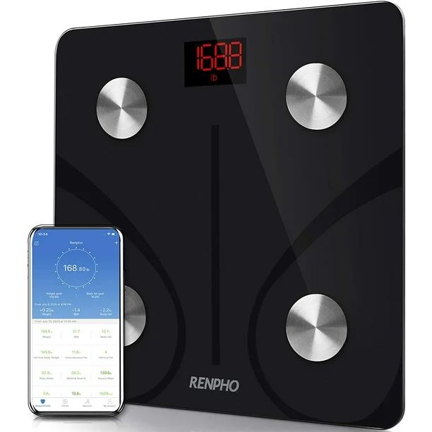 Renpho Bluetooth Body Fat Scale- FDA Approved, Body Weight Scale, Smart BMI Scale Digital Bathroo... | Walmart (US)