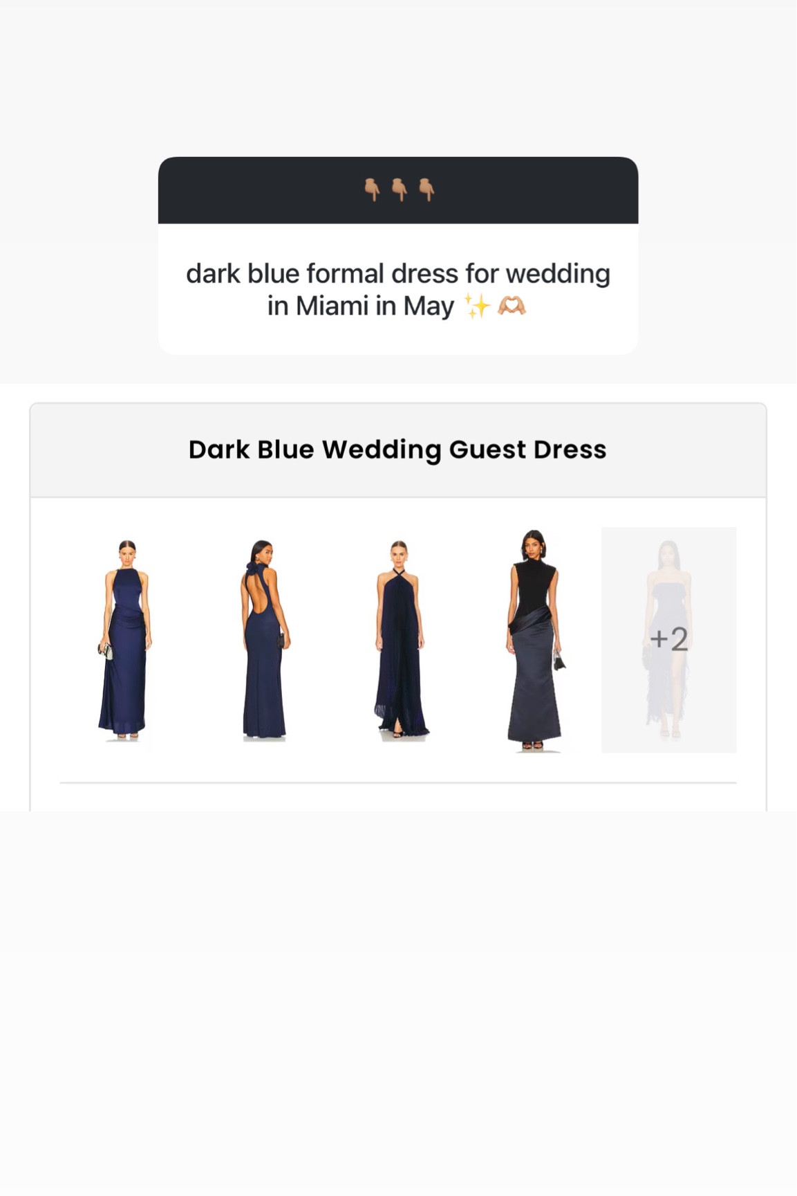 Dark blue formal wedding guest dress￼

#LTKParties #LTKWedding #LTKSeasonal