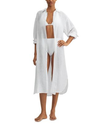 Polo Ralph Lauren Boyfriend Maxi Shirt Swim Cover-Up  | Bloomingdale's Women Swimsuits & Cover-Up... | Bloomingdale's (US)