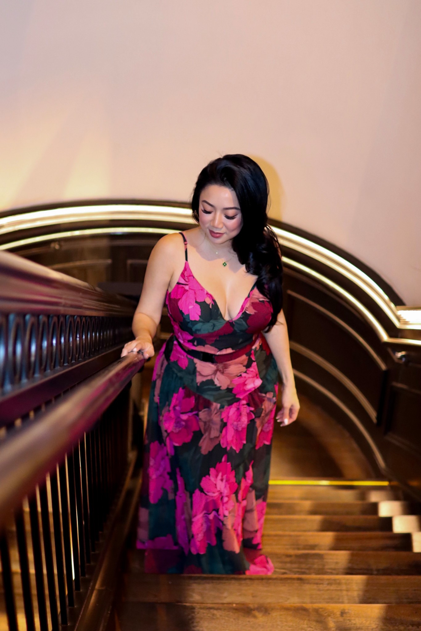 Hutch Ruby Sweetheart Drop-Waist Maxi Dress // Moody floral print maxi dress with sweetheart cups, adujatable spaghetti straps, drop waist design with removable matching belt. The color is stunning and I received so many compliments throughout the night. I’m wearing my usual size 6, and it runs big.


#LTKValentine #LTKOver40 #LTKootd