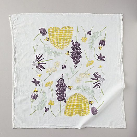 Honeybee Garden Dish Towel | Terrain