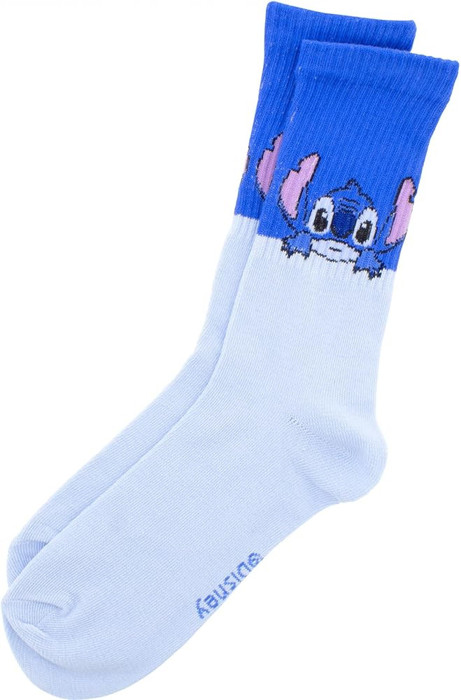 Berkshire Fashions Lilo and Stitch Peeking Crew Socks | Amazon (US)