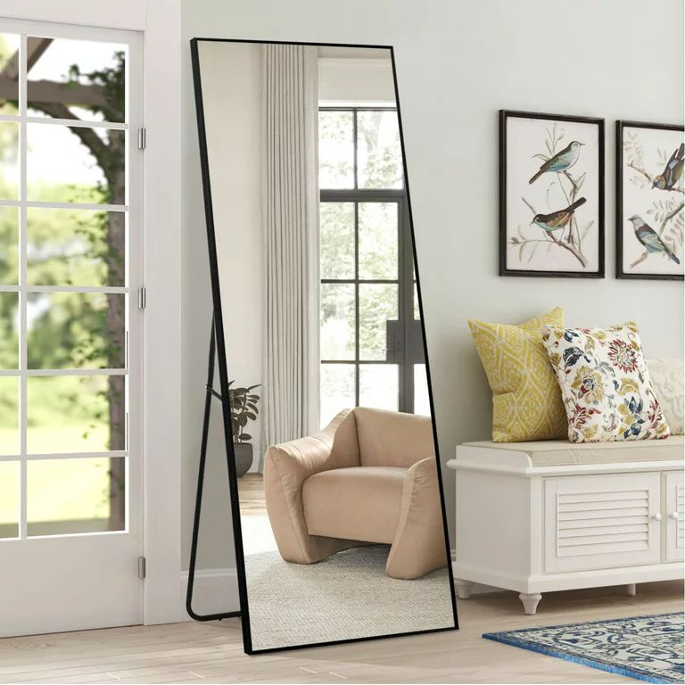 Better Homes&Gardens 65"x22"  Neutype Rectangle Aluminum Alloy Frame Full Length Mirror with Brac... | Walmart (US)