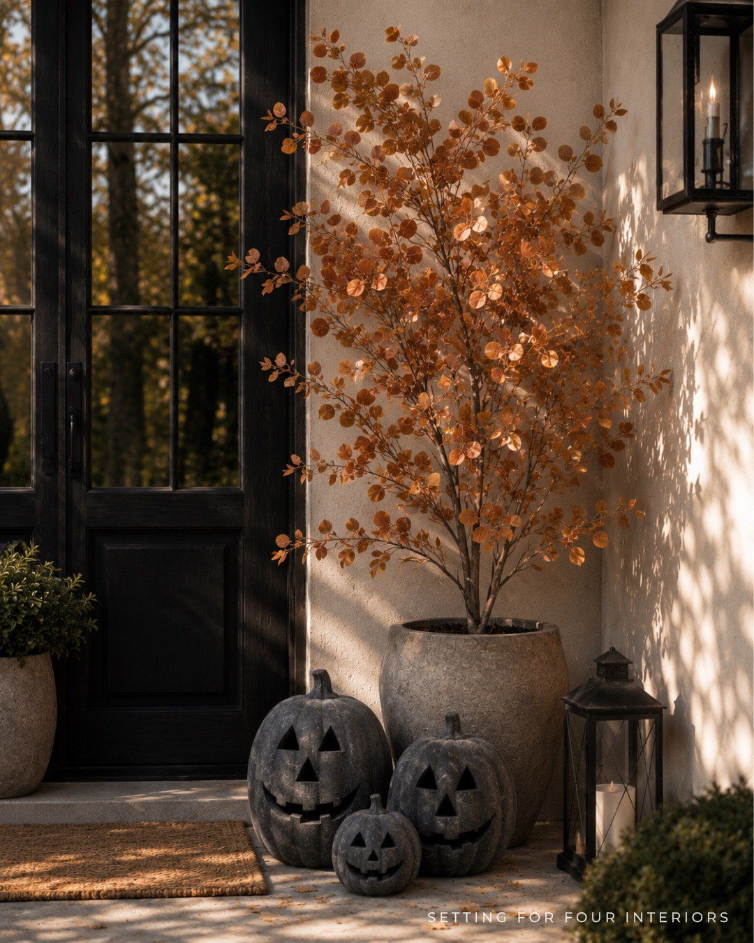 Amazon Halloween porch decor - elevated looks and designer picks! Faux tree, planter, terracotta, outdoor pumpkins, black, brown,  jackolantern, organic modern, new traditional, classic, inviting, curb appeal

#LTKhome #LTKsale #LTKstyletip