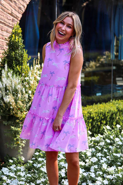 The Remi Ruffle Neck Dress | J.Marie