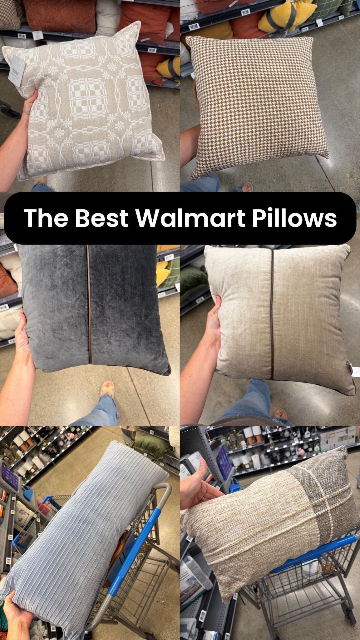 The best Walmart pillows I’d actually buy for my own home! 😍 These neutral colors, cozy textures and timeless patterns make them so easy to mix and match on a sofa, accent chair or bed. I love that they look high-end while still being affordable, and the lumbar pillows are perfect for adding another layer of comfort and dimension. Which one is your favorite?

#WalmartFinds #WalmartHome #AffordableHomeDecor #PillowFinds

#LTKHome