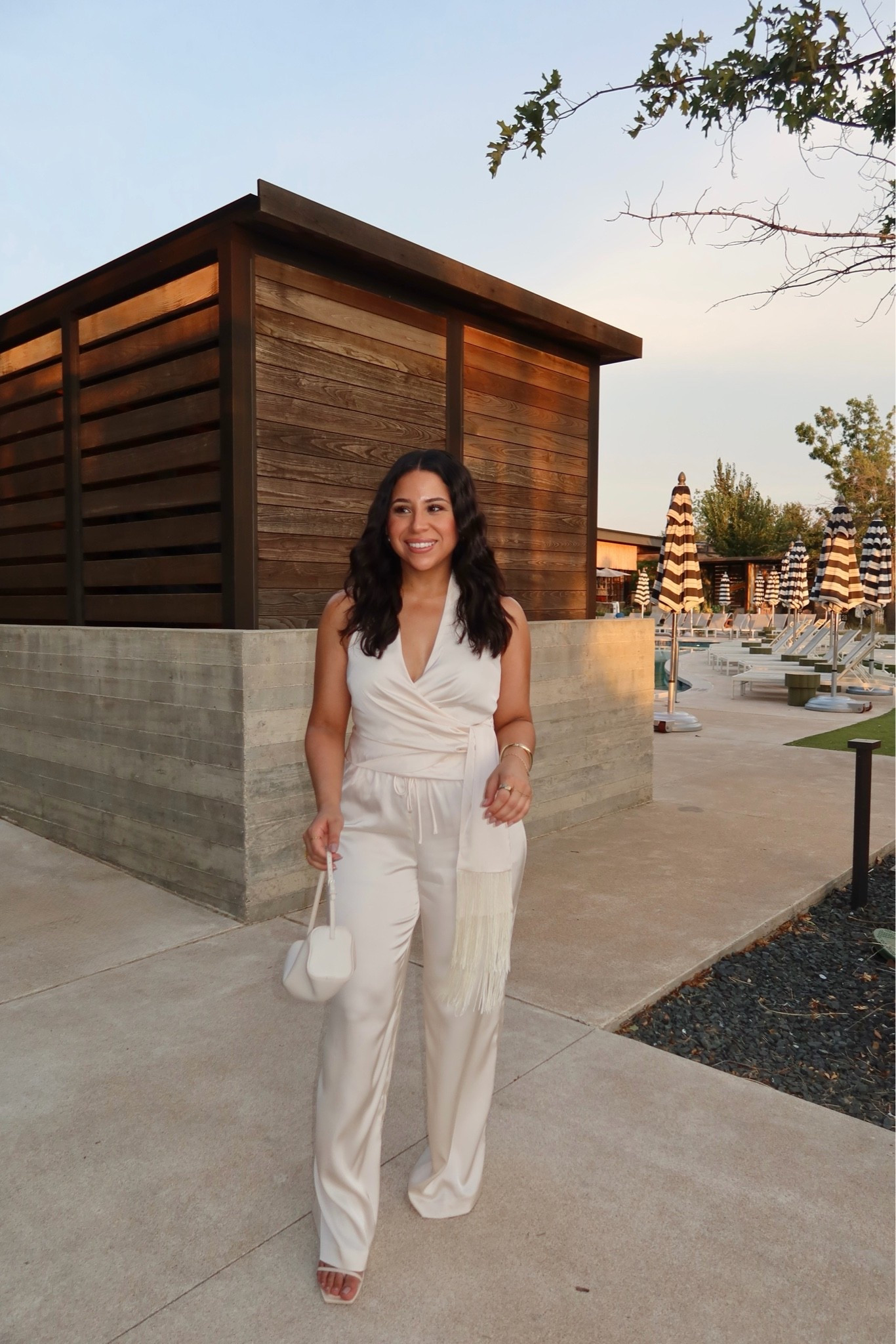 Top: small
Pants: small
Heels: 6.5 
White mini bag

#LTKdayinmylife #LTKgrwm #LTKootd