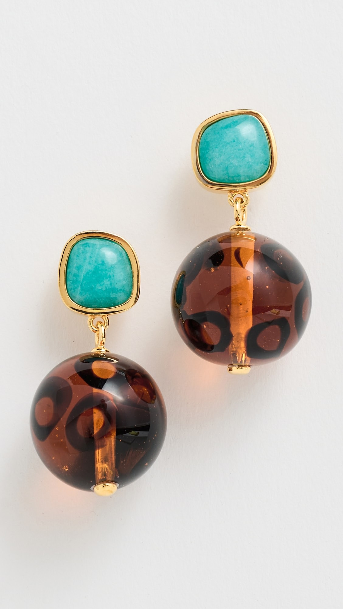 Pia Earrings In Leopard | Shopbop