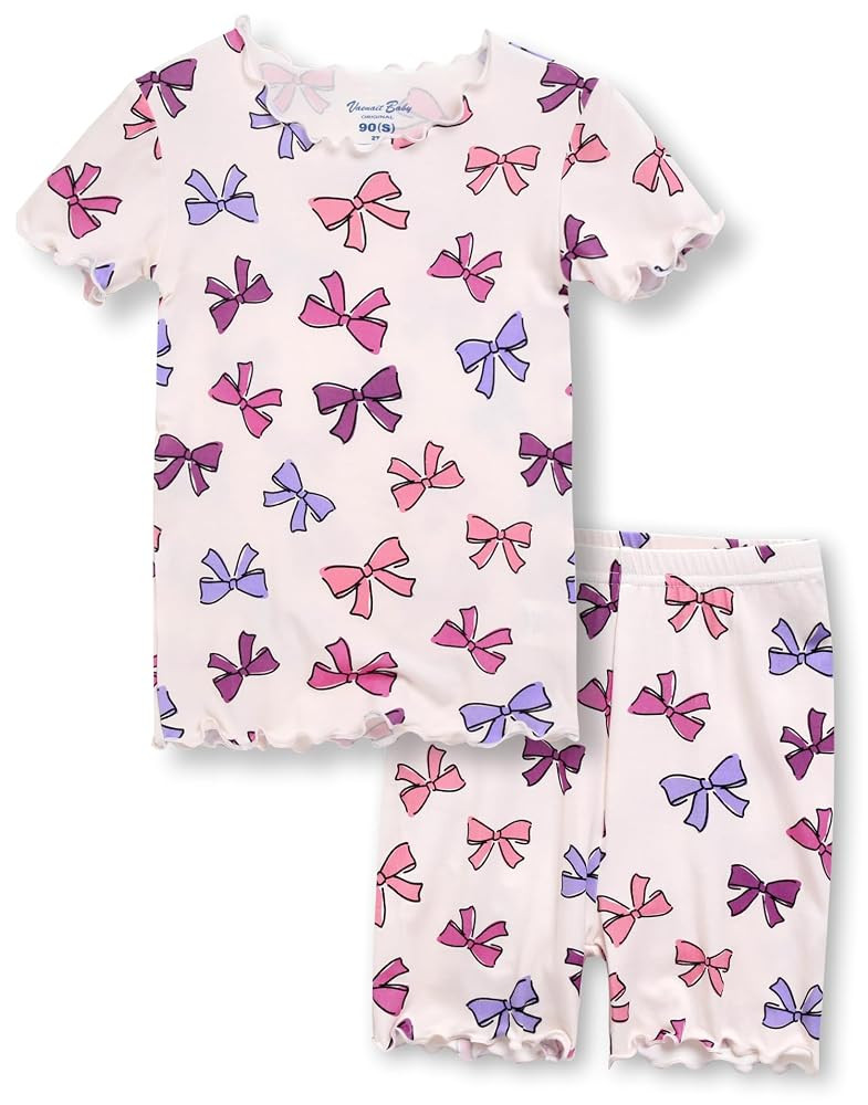 Vaenait Toddler Girls Boys Kids Girls Boys Animal Flower Patern Sleepwear Pajamas Summer Viscose ... | Amazon (US)