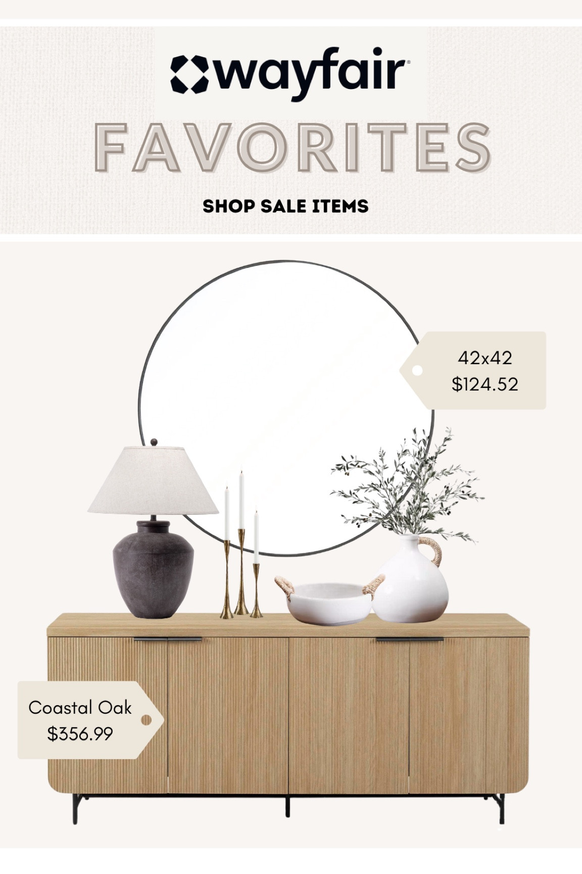 Wayfair currently on Sale!!! 🤎 Entryway Table Decor - Entryway Mirror - Entryway Design - Console Table - Round Mirror - Table Lamp - Book Holder - Ottoman - candle holder  - #onlyatwayfair @wayfair #wayfair #wayfairpartner #entrywaydecor #LTKchristmas 

#LTKHoliday #LTKSaleAlert #LTKHome