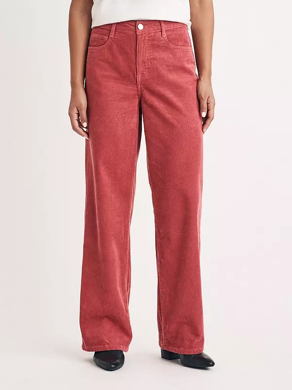 Nobodys Child Wide Leg Cord Trousers - Pink | Very (UK)