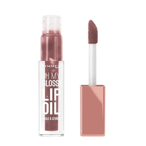 Rimmel Oh My Gloss! Lip Oil 009 Cappuccino, Juicy Shine, Hydrates & Naturally Plumps, Moisture Boost, Vitamin E, Replenishes & Restores the Lips, Coconut Oil, Non-Sticky, Vegan & Cruelty Free | Amazon (UK)