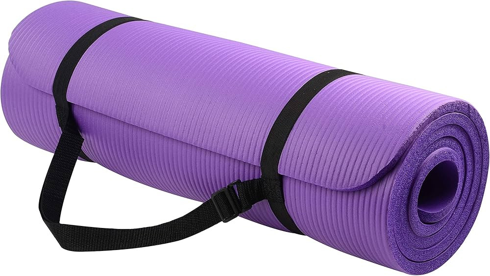 Signature Fitness All Purpose 1/2-Inch Extra Thick High Density Anti-Tear Exercise Yoga Mat with ... | Amazon (US)