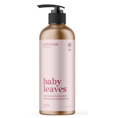 ATTITUDE Baby Leaves 2 in 1 Shampoo & Body Wash Unscented | Well.ca