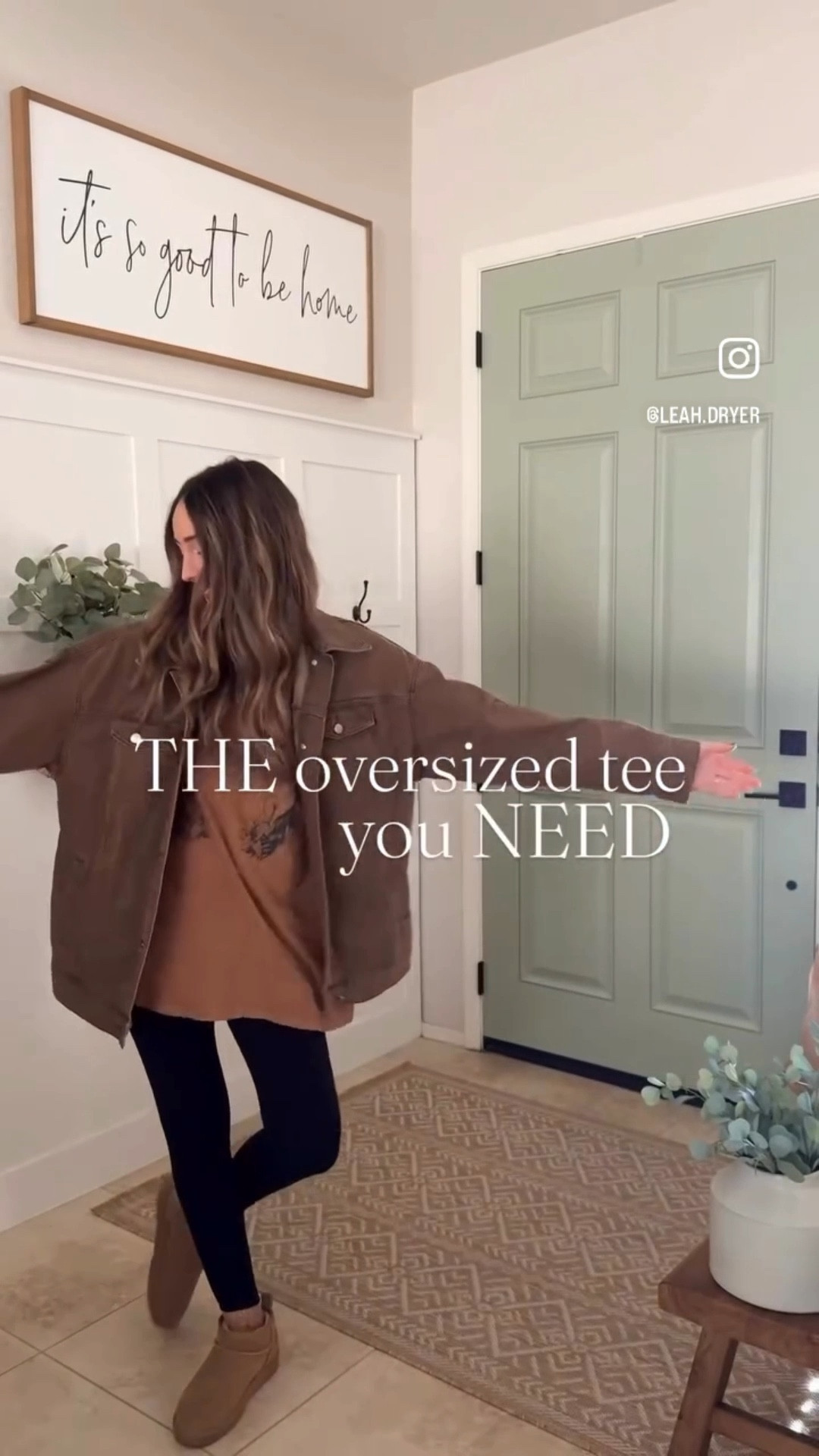 The softest oversized shirt!! 
Love the color!! Wearing a large for an extra oversized look
CODE LEAHDRYER FOR 20% off



#LTKmomlife #LTKootd #LTKFindsUnder50