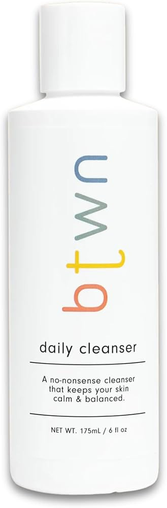 BTWN Daily Facial Cleanser, Gentle Foaming Face Wash with Green Tea Extract, 6+ Years (6 fl oz) | Amazon (US)