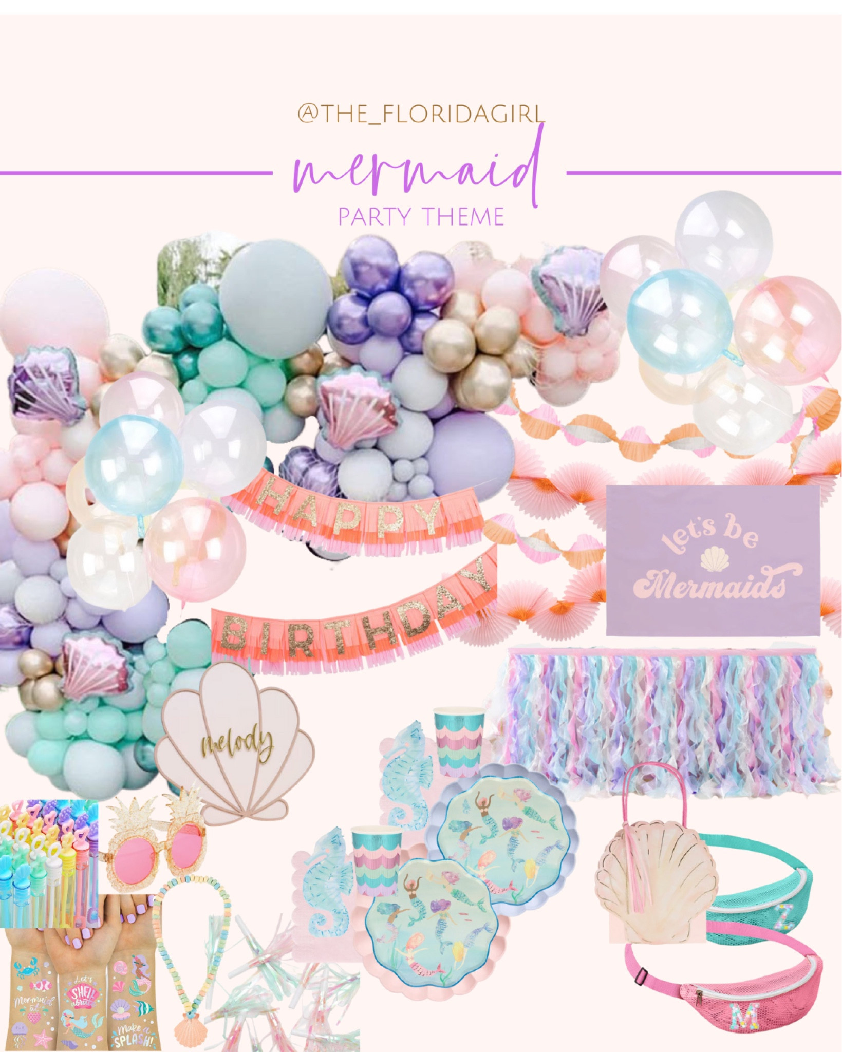 Let’s shellabrate and be mermaids #party #partytheme #mermaids #mermaidparty #shellabrate #kidsparty #partyinspo #partydecorations #partyideas #partyideasforkids #kidspartyidea #balloons #balloongarland #diyparty #partyfavors #birthday #birthdayparty #partytheme 

#LTKkids #LTKfamily #LTKunder50