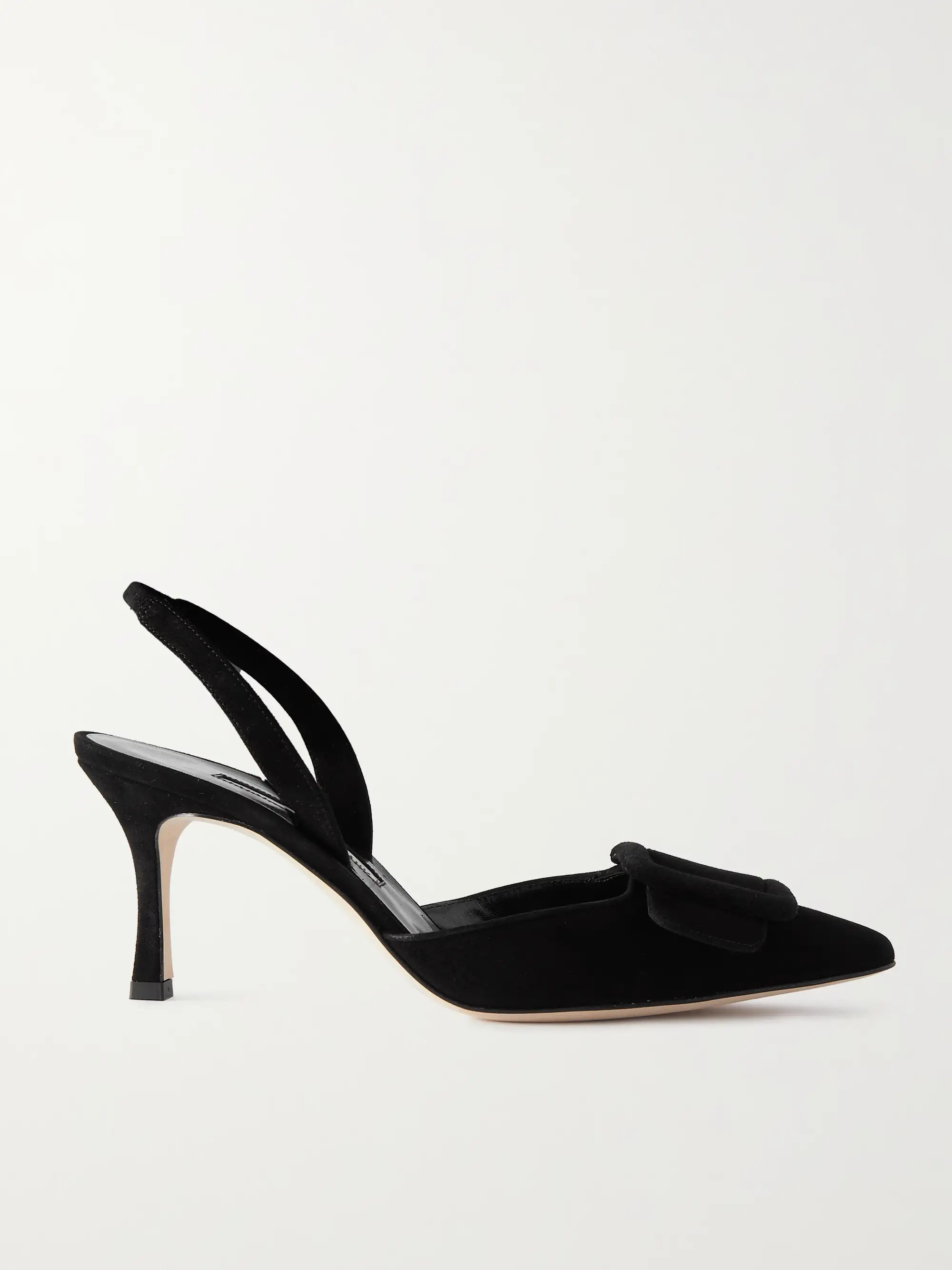 Maysli 70 buckled suede slingback pumps | NET-A-PORTER (UK & EU)