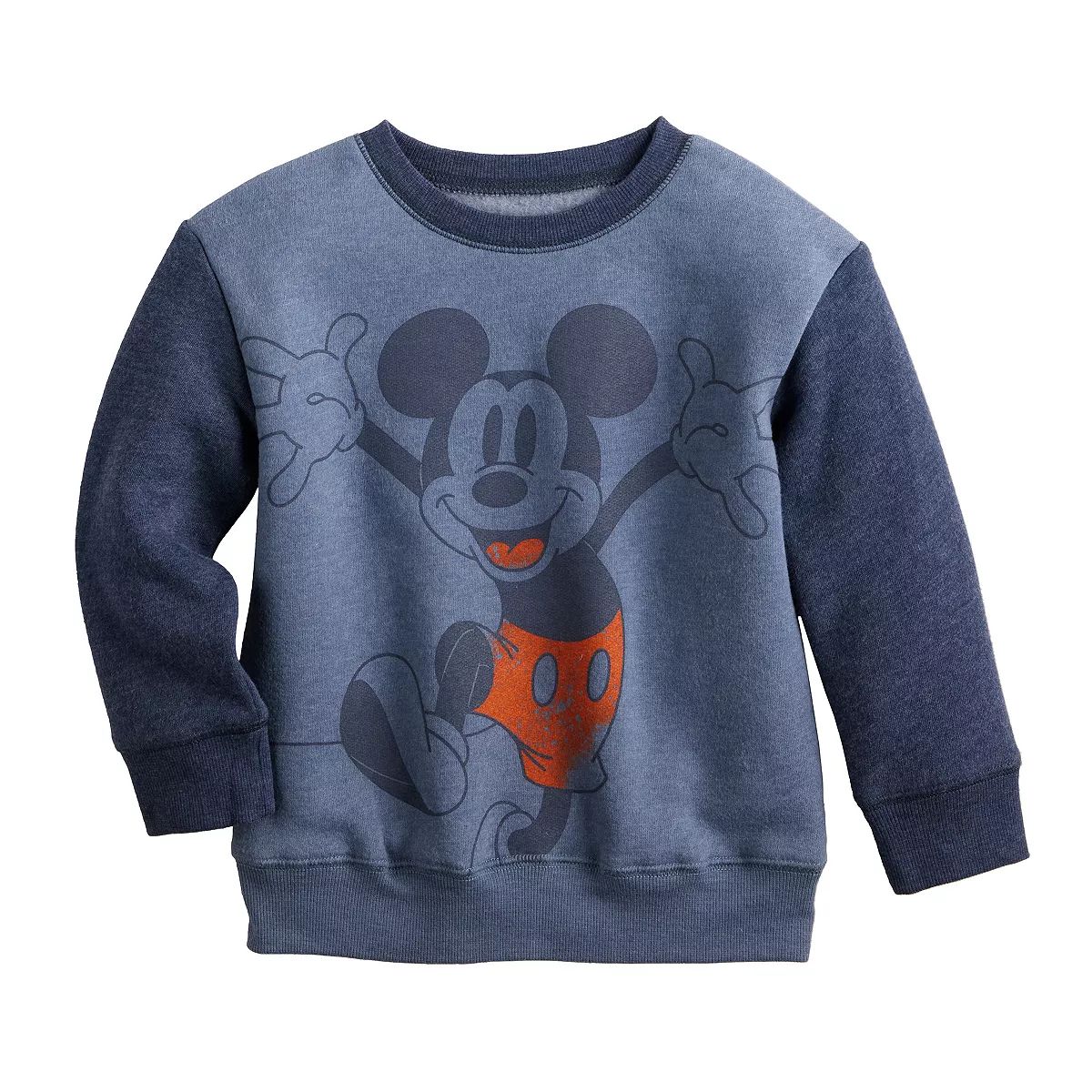 Baby & Toddler Boy Jumping Beans® Disney Mickey Mouse Fleece Crew | Kohl's
