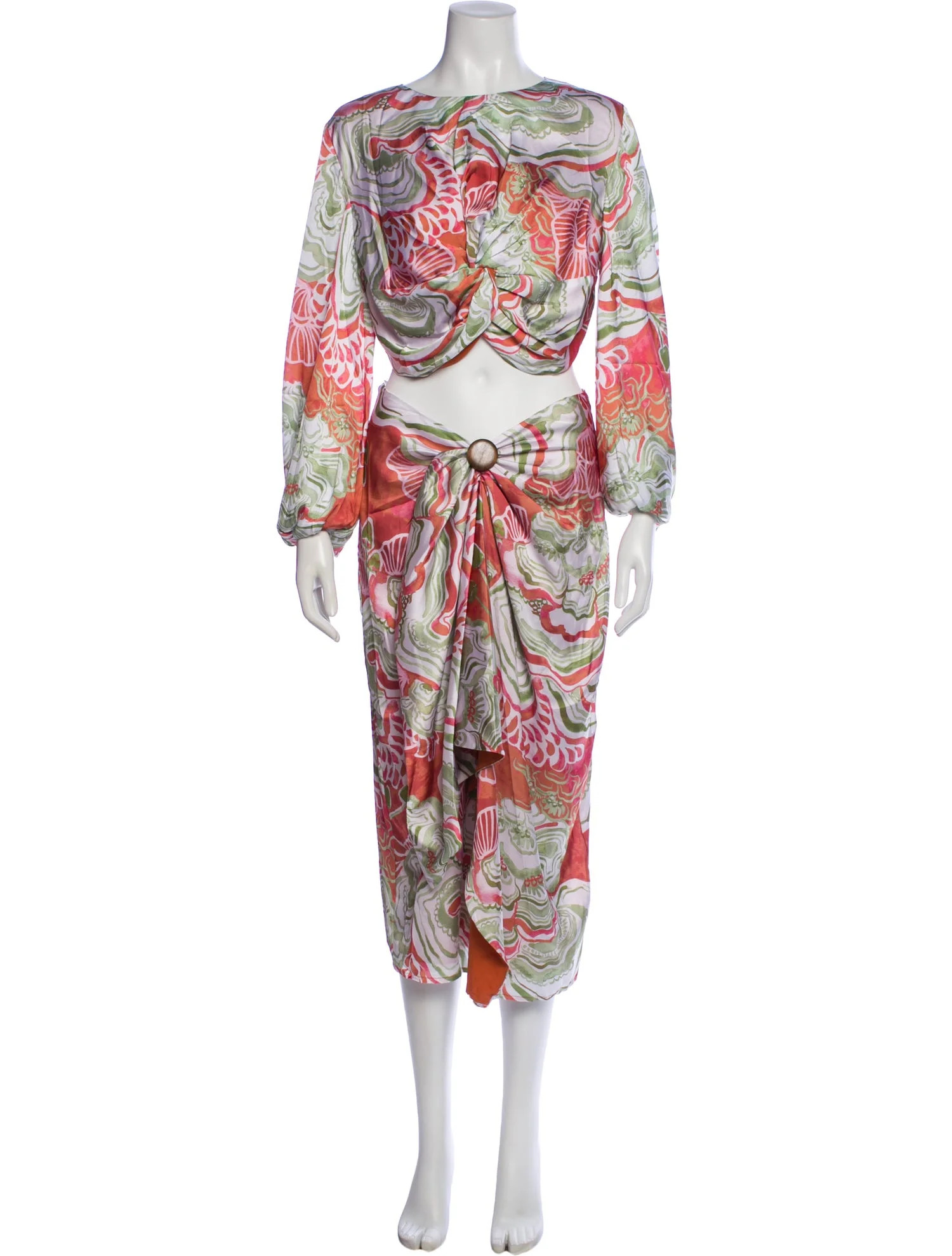 Andrea Iyamah Floral Print Skirt Set w/ Tags - Suits and Sets, Clothing - WANDL22564 | The RealRe... | The RealReal