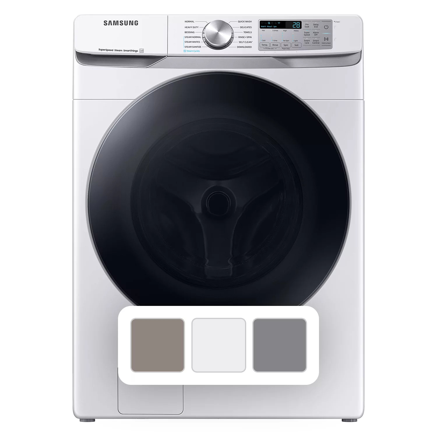 Samsung 4.5 Cu. Ft. Front Load Washer (Choose Color) - Large Capacity Smart w/ Super Speed Wash | Sam's Club
